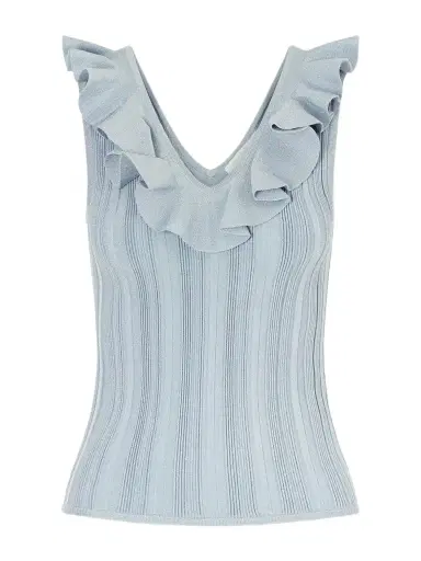 Zimmermann Aster Metallic Ruffled Top | Thumbnail 1