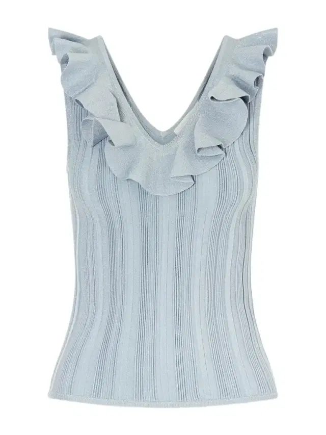 Zimmermann Aster Metallic Ruffled Top