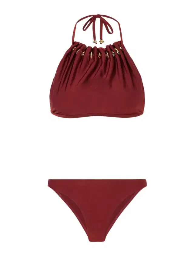 Zimmermann Aster Embellished Bikini
