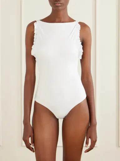Kiki de Montparnasse Louise Ruched Swimsuit | Thumbnail 2