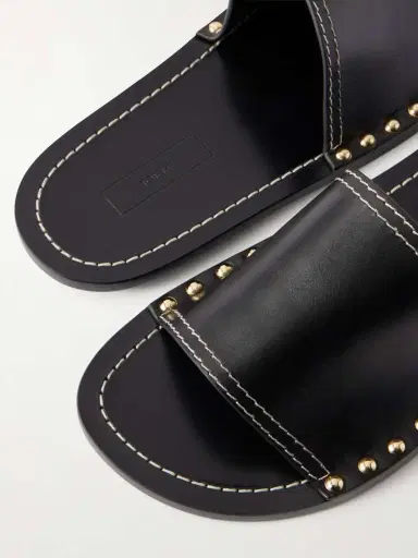 TOTEME Studded Leather Slides | Thumbnail 5 TOTEME Studded Leather Slides | Thumbnail 5