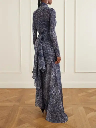Cortana Meena Printed Silk-chiffon Blouse | Thumbnail 4