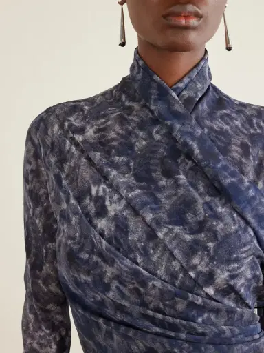 Cortana Meena Printed Silk-chiffon Blouse | Thumbnail 5