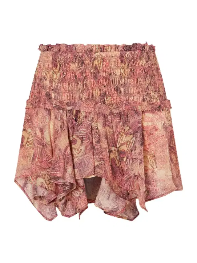 Ceiva Silk-chiffon Mini Skirt