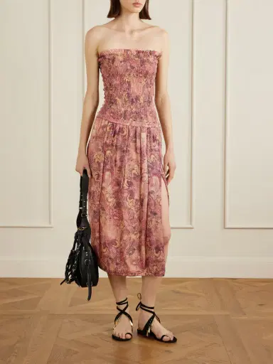 Isabel Marant Cleane Silk-chiffon Midi Dress | Thumbnail 2