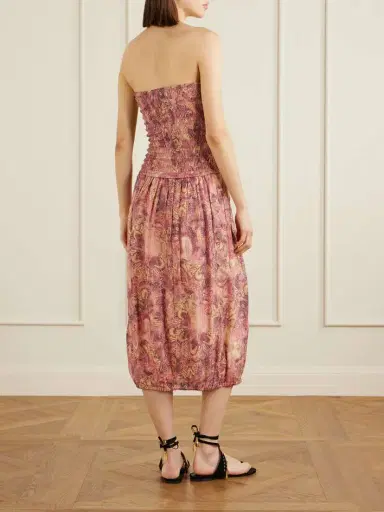 Isabel Marant Cleane Silk-chiffon Midi Dress | Thumbnail 3