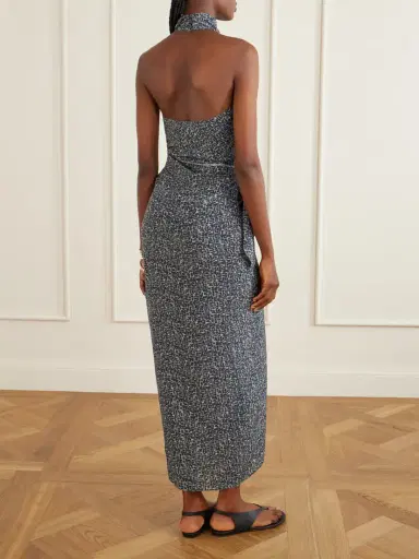 Cortana Corallo Printed Silk-satin Midi Dress | Thumbnail 3 Cortana Corallo Printed Silk-satin Midi Dress | Thumbnail 3
