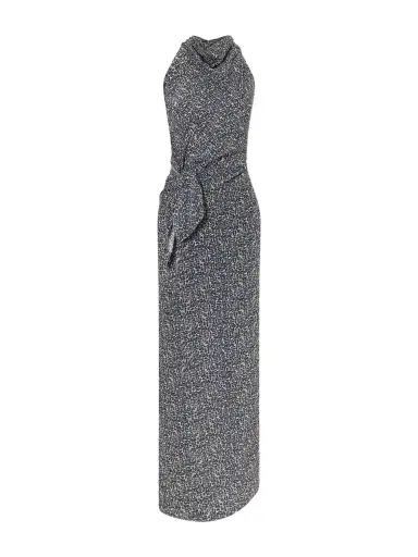 Cortana Corallo Printed Silk-satin Midi Dress | Thumbnail 1 Cortana Corallo Printed Silk-satin Midi Dress | Thumbnail 1