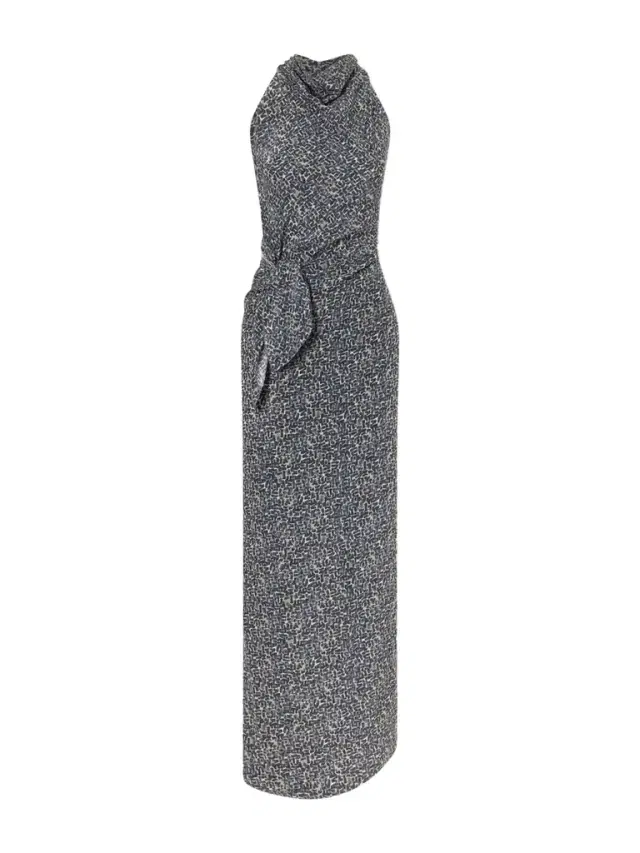 Cortana Corallo Printed Silk-satin Midi Dress