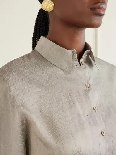 Cortana Theresa Dupioni Shirt | Thumbnail 5 Cortana Theresa Dupioni Shirt | Thumbnail 5