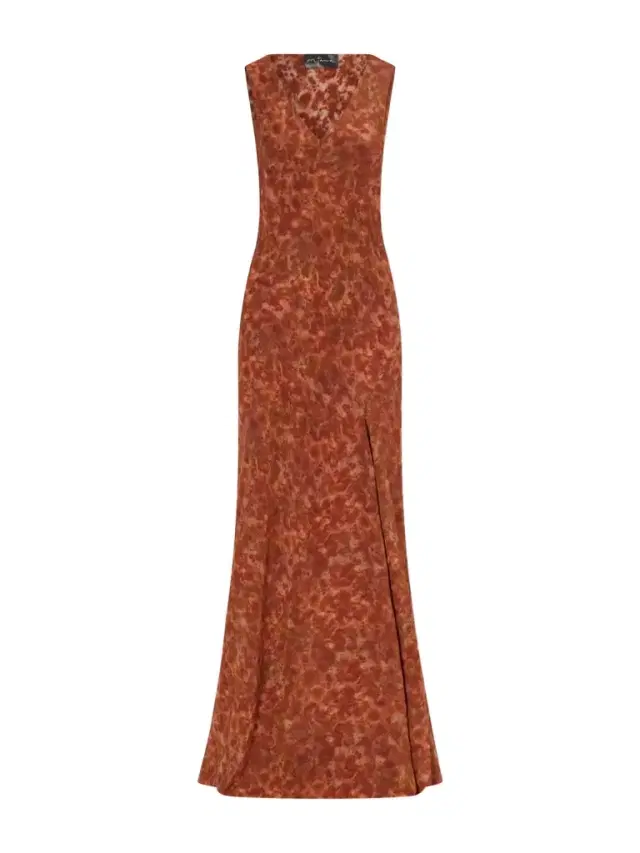Cortana Irina Silk-chiffon Maxi Dress