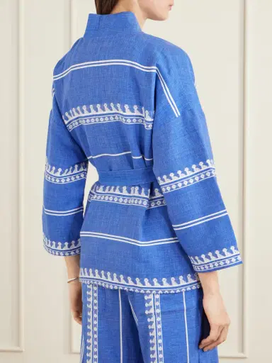 Lemlem Terara Tie-detailed Cotton-gauze Jacket | Thumbnail 3
