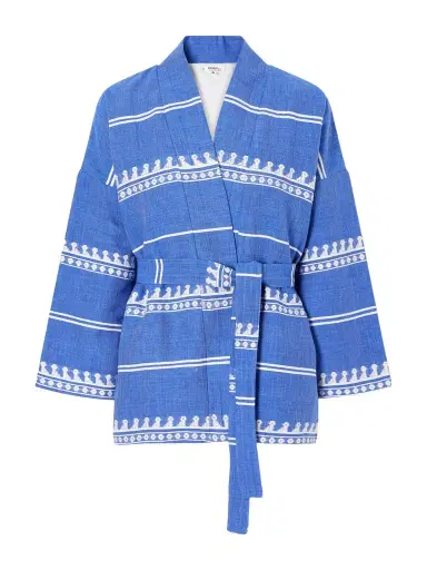 Lemlem Terara Tie-detailed Cotton-gauze Jacket | Thumbnail 1