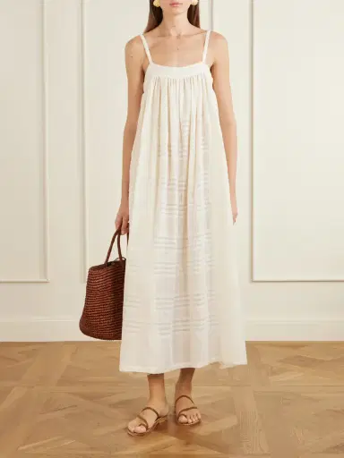 Lemlem Eda Striped Cotton-gauze Midi Dress | Thumbnail 2