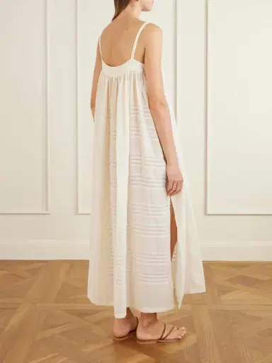 Lemlem Eda Striped Cotton-gauze Midi Dress | Thumbnail 3