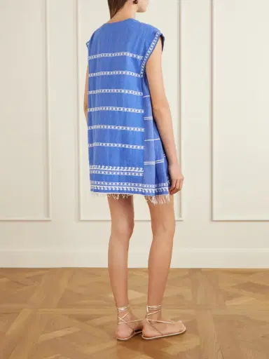 Lemlem Elina Cotton-gauze Coverup | Thumbnail 3 Lemlem Elina Cotton-gauze Coverup | Thumbnail 3