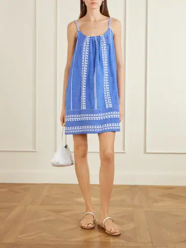 Lemlem Zine Cotton-gauze Mini Dress | Thumbnail 2
