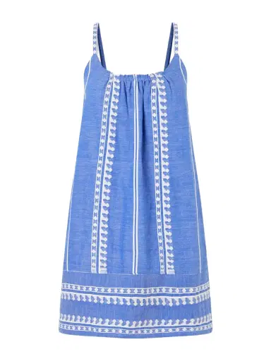 Lemlem Zine Cotton-gauze Mini Dress | Thumbnail 1