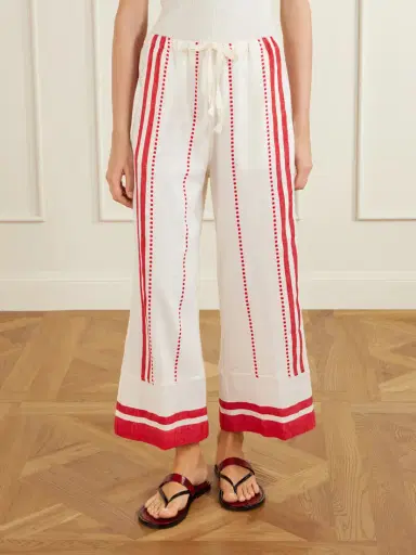 Lemlem Desta Straight-leg Cotton Pants | Thumbnail 3 Lemlem Desta Straight-leg Cotton Pants | Thumbnail 3