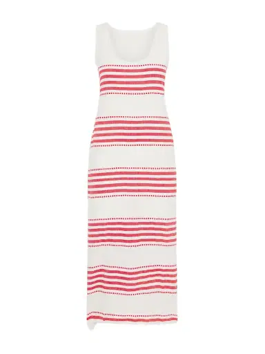 Lemlem Lilian Striped Cotton-blend Gauze Midi Dress | Thumbnail 1 Lemlem Lilian Striped Cotton-blend Gauze Midi Dress | Thumbnail 1