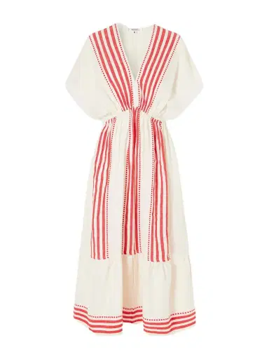 Lemlem Leila Cotton-gauze Midi Dress | Thumbnail 1 Lemlem Leila Cotton-gauze Midi Dress | Thumbnail 1