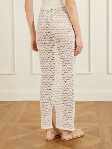 SARA CRISTINA Arena Crocheted Cotton Coverup | Thumbnail 4