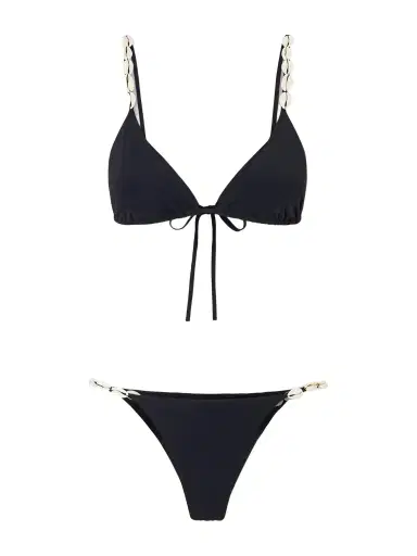SARA CRISTINA Cowries Embellished Bikini | Thumbnail 1
