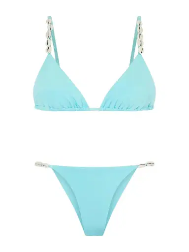 SARA CRISTINA Cowries Embellished Bikini | Thumbnail 1
