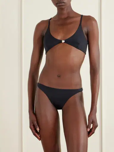 SARA CRISTINA Luna Pearl-embellished Bikini | Thumbnail 2