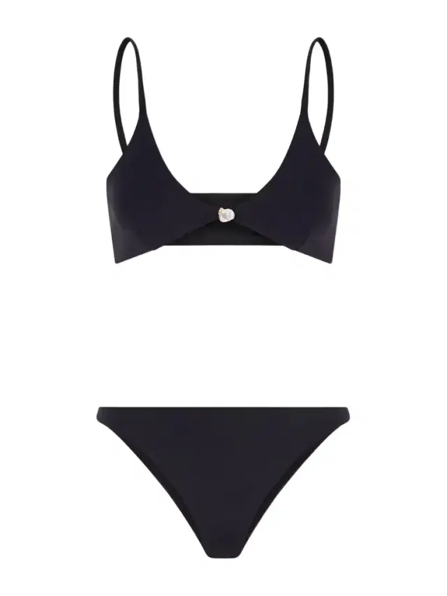 SARA CRISTINA Luna Pearl-embellished Bikini