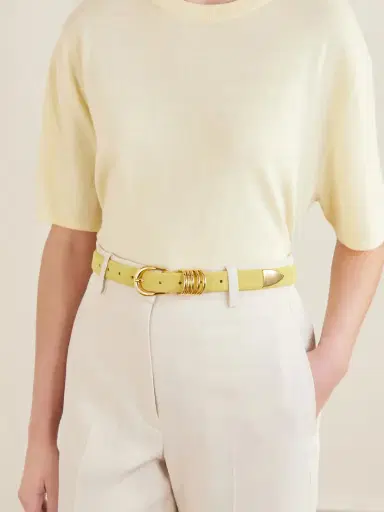 Déhanche 2.5 Cm Hollyhock Suede Belt | Thumbnail 2 Déhanche 2.5 Cm Hollyhock Suede Belt | Thumbnail 2
