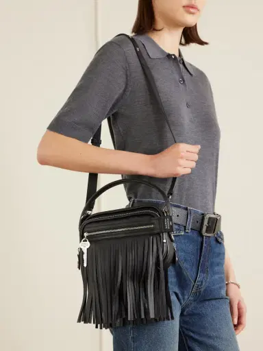 Acne Studios Camero Fringe Leather Shoulder Bag | Thumbnail 2 Acne Studios Camero Fringe Leather Shoulder Bag | Thumbnail 2