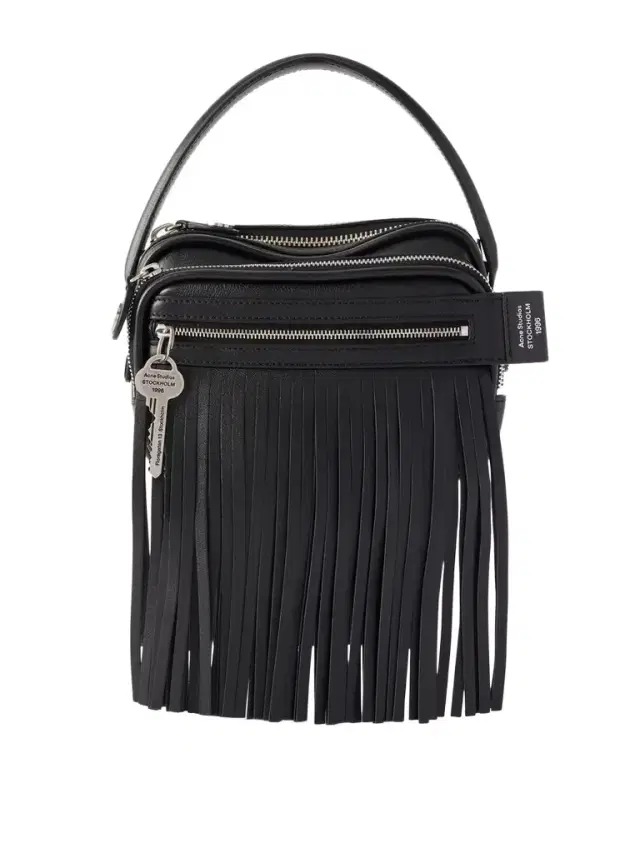 Acne Studios Camero Fringe Leather Shoulder Bag