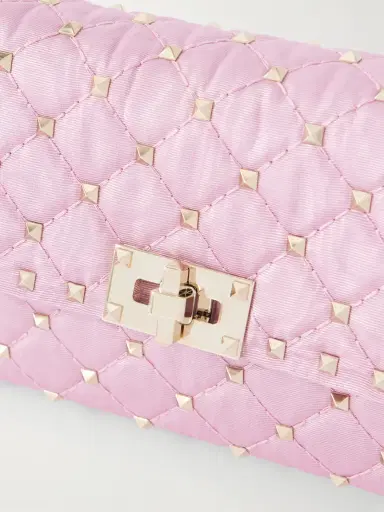 Valentino Garavani Rockstud Embellished Twill Shoulder Bag | Thumbnail 5