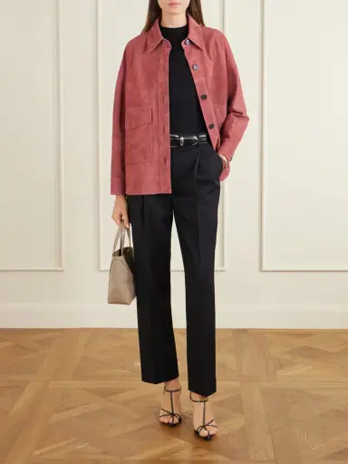 ARMA Kaylee Paneled Suede Jacket | Thumbnail 2 ARMA Kaylee Paneled Suede Jacket | Thumbnail 2