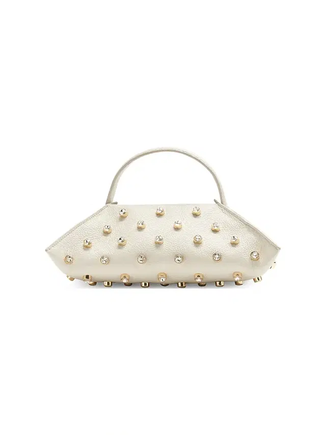 Altuzarra Women's Crystal-Embellished Origami Leather Baguette -  Crystal