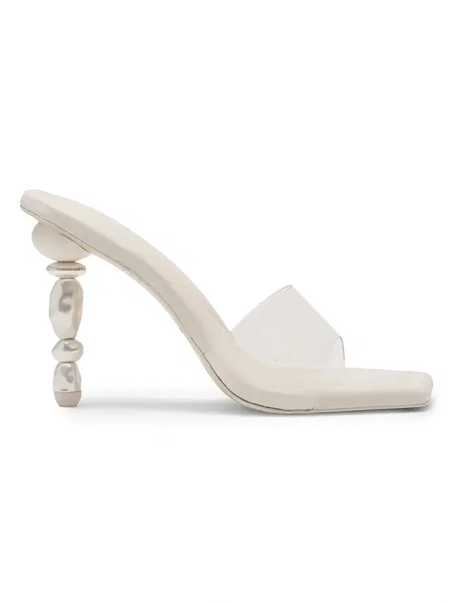 Cult Gaia Women's Mahina 100MM Beaded-Heel Sandals - Antique White