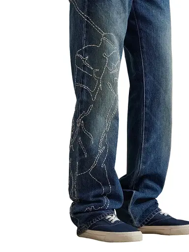 Polo Ralph Lauren Women's Relaxed Straight Jeans - Junesel Wash | Thumbnail 5