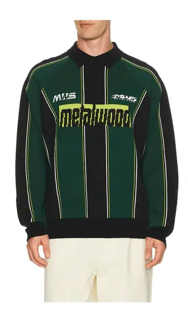 Metalwood Studio Knit Football Top | Thumbnail 6 Metalwood Studio Knit Football Top | Thumbnail 6
