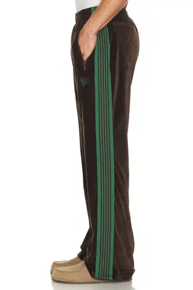 Needles Boot Cut Track Pant In Brown | Thumbnail 3