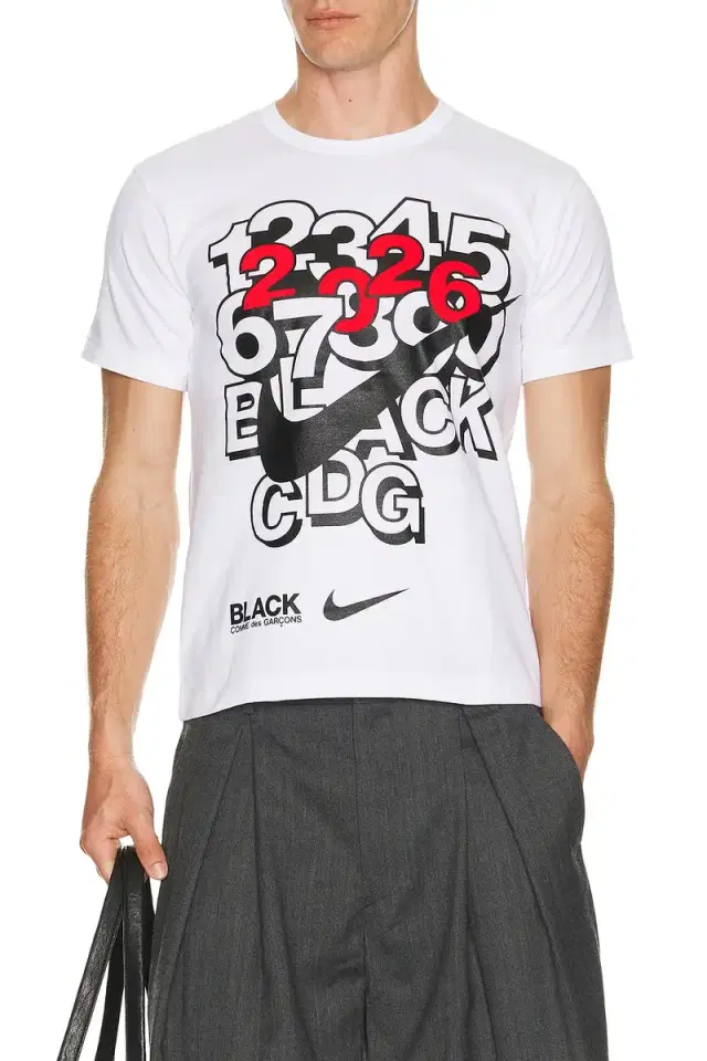 COMME des GARCONS BLACK x Nike Tee