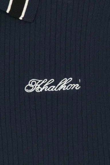 Khalhon Varsity Tipped Rib Polo | Thumbnail 5