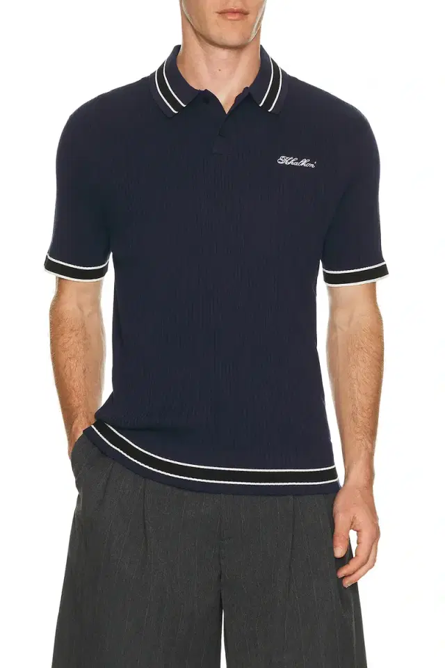Varsity Tipped Rib Polo
