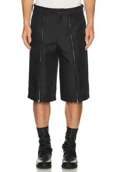 COMME des GARCONS Homme Plus Double Zipper Shorts | Thumbnail 1 COMME des GARCONS Homme Plus Double Zipper Shorts | Thumbnail 1