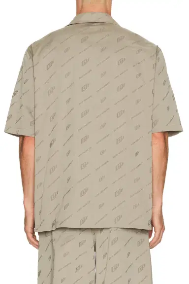 OFF-WHITE Jacquard Bowling Shirt | Thumbnail 2