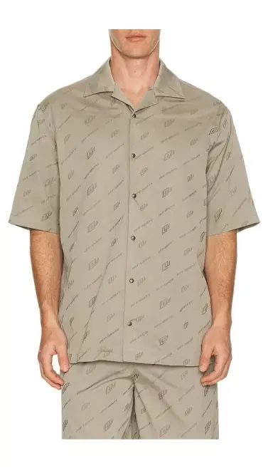 OFF-WHITE Jacquard Bowling Shirt | Thumbnail 6