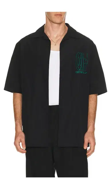 OFF-WHITE Double Arrow Bowling Shirt | Thumbnail 6