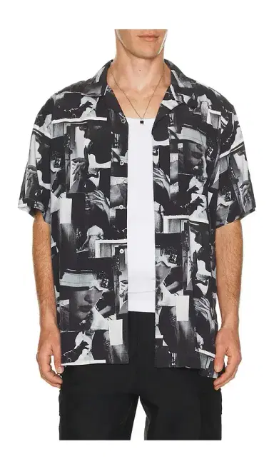 vowels Printed Still Shirt | Thumbnail 6