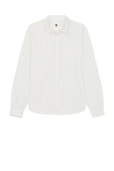 vowels Long Sleeve Striped Button Down Shirt | Thumbnail 4 vowels Long Sleeve Striped Button Down Shirt | Thumbnail 4