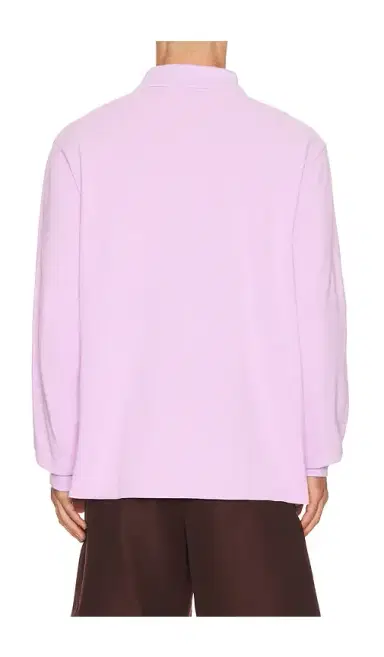 vowels Long Sleeve Pique Polo | Thumbnail 7
